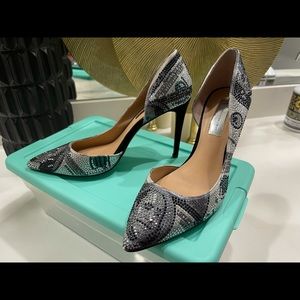 Blinged out Money Heels